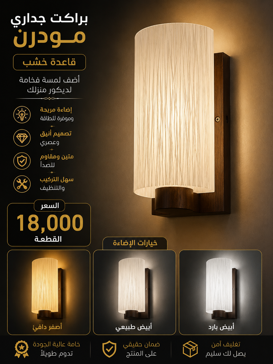 براكيت جداري احادي