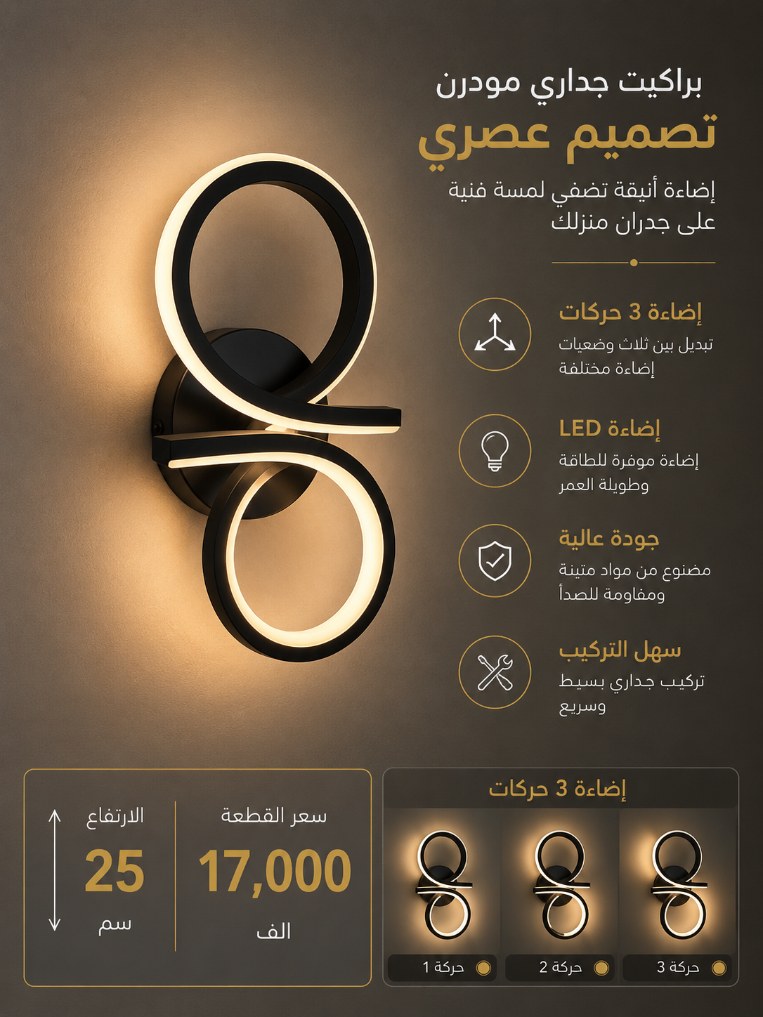 براكيت LED